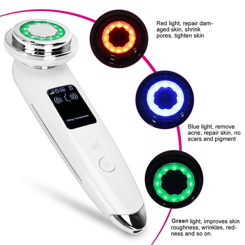 Photon Light Therapy Machine Vibration Face Lifting Tightening Face Care