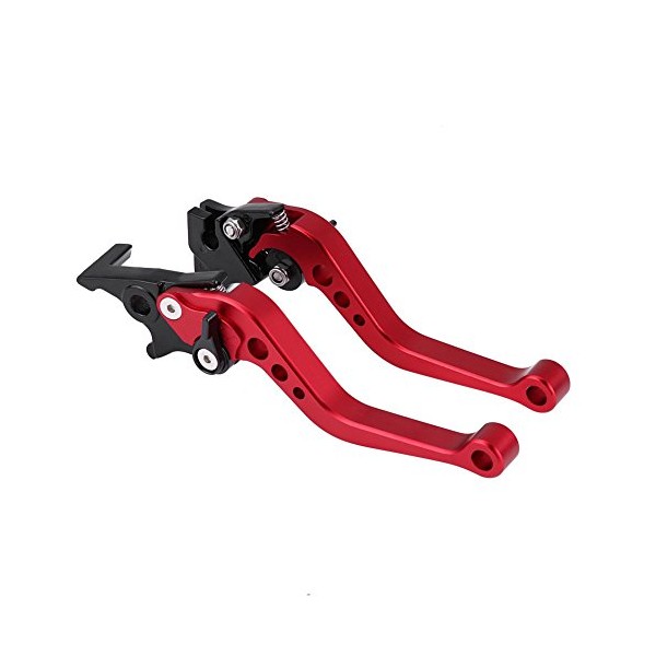 For Clutch Brake Lever-1 Pair Clutch Brake Handle Levers 22 Mm 7/8" Cnc Aluminum Motorcycle Universal Clutch Drum Brake Lever Handle Replacement for Small Displacement Motorcycles And Mop