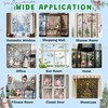 Joeyan Christmas Tree Window Clings Decoration, 9 Sheets Double-Sided Décor