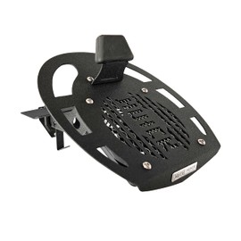 HUCK Helmet Dryer Helmet Holder Display Stand Wall Mount Hanger Rack with Ventilation Fan for Motorbike Helmets, Racing Suit, Gloves (Ventilated, USB Connector, Black)