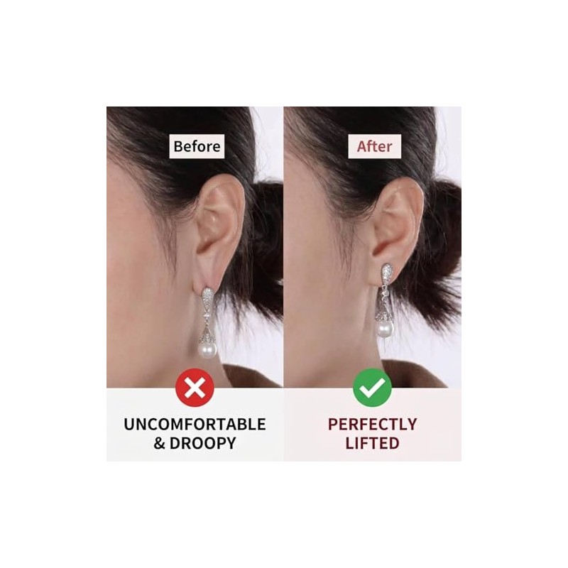 Respaldos de Bala para Aretes Pesados 4 Unidades