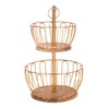 Craft Brio 2 Tier Home and Kitchen Fruit Vegetable Baskets