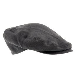 Dolce & Gabbana Anthracite Solid Signature Classic Flat Cap for Womens
