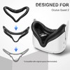 SUPERUS Face Cover Pad & Glasses Spacer Compatible with Oculus/Meta