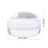 Ruiqas Crystal Magnifying Glass Dome 8X Optical Magnifier Portable Paper