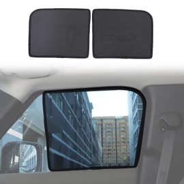 Car Window Shades Compatible with Land Rover Defender 110 2020-2025，Front Rear Sun Shade Breathable Block UV Rays Privacy Screen Reduce Glare Protection Curtain Sunshades (Front Row)