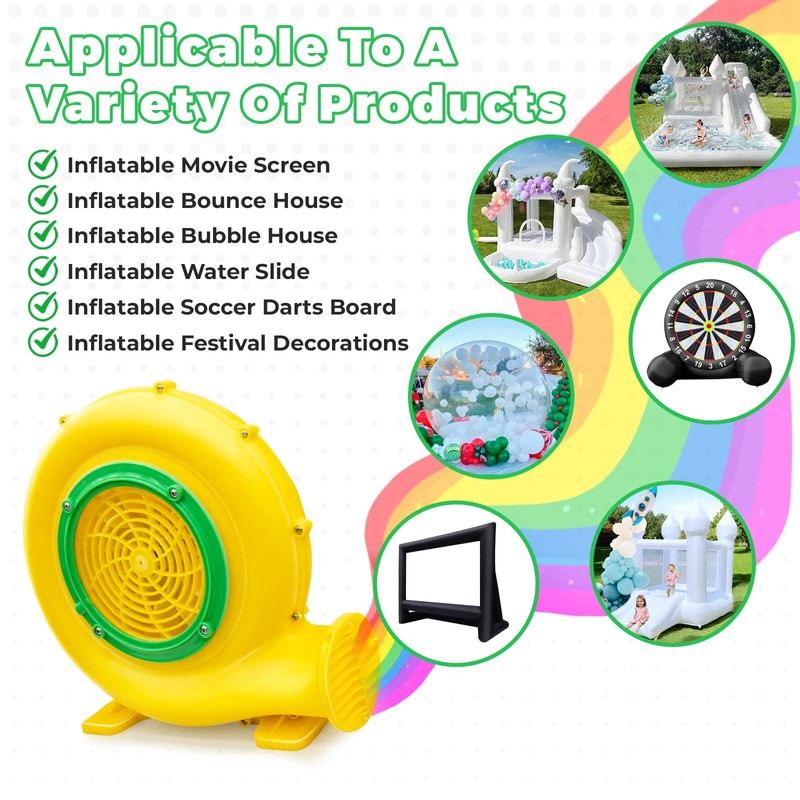 GOFAFALO Bounce House Blower Air Blower for Bounce House Water