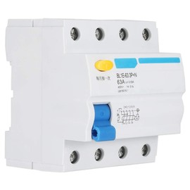 Miniature Circuit Breaker BL1E-63 3P + N 63A Leakage Air Switch RCCB 230V 30mA