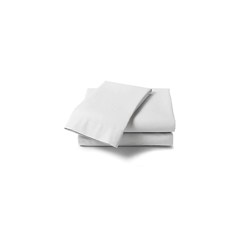 Percale White Double Flat Sheet