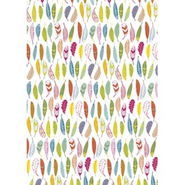 MarpaJansen Tracing Paper - Design Transparent Paper - (DIN A4, 10 Sheets, 115 g/m²) - Feathers