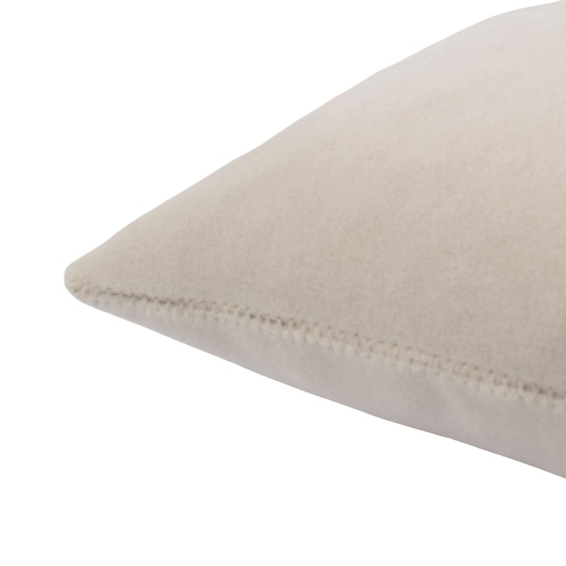 Zoeppritz 702291-090-50x50 Soft Fleece Cushion Cover with Distinctive Cashmere Handfeel,
