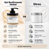 Gel Reafirmante Herbal, 400 g, Fórmula Natural con Mentol y