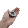 2 Pcs Brushed 304 Stainless Steel Round Flush Knobs Hidden