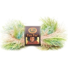 Lion Brand Yarn 320-301F Fun Fur Yarn, South Beach