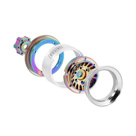 INJORA 1.0 Inch Beadlock Wheel CNC Aluminium Rim for 1/18 1/24 RC Crawler