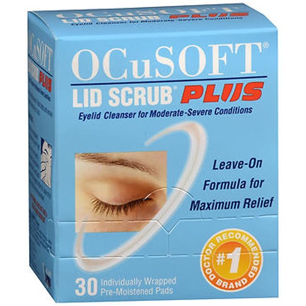 Ocusoft Lid Scrub Plus Size 30ct Ocusoft Lid Scrub Plus 30ct
