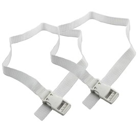 Toddler Tables Junior Seat Replacement Belt, White, Pack of 2