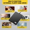 Floppy Disk Reader, External USB 2.0 & Type C Floppy