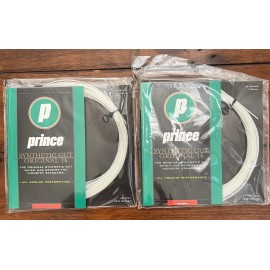 Prince Synthetic Gut Original 16 White 40ft 12.2m String - 2 Sets
