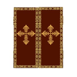 Needzo Archangel Michael, Archangel Raphael and Archangel Gabriel Icon Triptych, Three Great Archangels, Gold Foil Icons 5 1/16 Inch