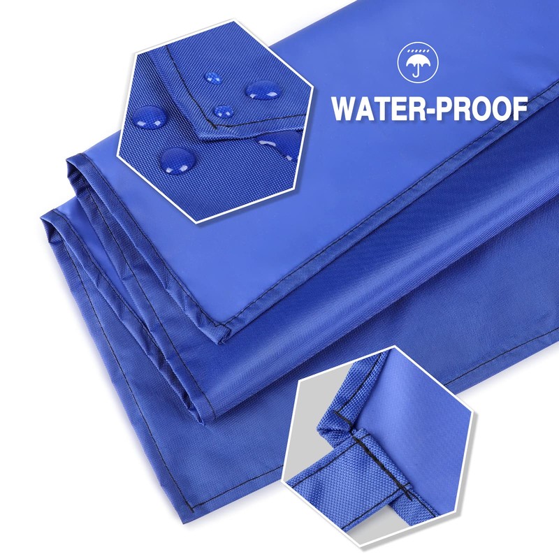 2 Pack Waterproof Rubber Vinyl Apron 40 Inch Chef Aprons