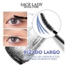 Sace Lady Máscara Impermeable Volumen Y Longitud, Negra,
