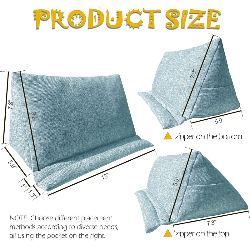Tablet Holder for Reading in Bed, Pillow Stand Laying Down