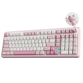 YUNZII B98 PRO 96% Wireless Mechanical Keyboard(Pink, Candy Switch)