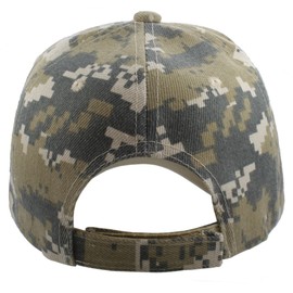 Gelante Adult Plain Baseball Cap Classic Adjustable Size for All Seasons. 20-001-Digital Camo-1PC