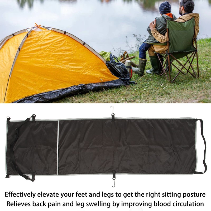 Airplane Footrest Hammock Cover Ergonomic Improve Blood Circulation Adjustable Footrest