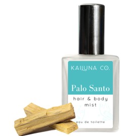 Kailuna Co. Palo Santo Natural Hair & Body Mist Spray, Pure Palo Santo Essential Oil, Alcohol-Free, Handmade in California, 0.5Fl Oz
