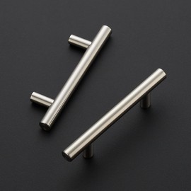 Ravinte 18 Pack 5 inch Kitchen Cabinet Handles Cabinet Pulls Brushed Nickel Stainless Steel Kitchen Drawer Pulls Cupboard Handles 3" Hole Center