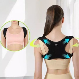 5002 밴드 기 등 자세 관리 펴기 굽은 펴는 체형 어깨 [5002자세교정밴드 블랙XL] Posture Correcting Band for Back and Shoulders [5002 Posture Correction Band Black XL]