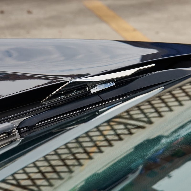 JSCARLIFE - 1 par de limpiaparabrisas de coche (negro)