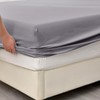 AL NOOR HOME Premium Grey Fitted Sheet - 100% Pure