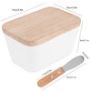Multifunctional Butter Dish Box Container with Butter Spreader Knife Kitchen