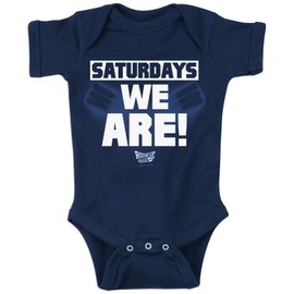 Saturdays Baby Apparel for Penn State Football Fans (NB-18M) (Navy Onesie, 12 Months)
