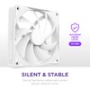 F120Q - 120mm Quiet Airflow Fans - Single - White