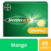 Berocca Vitamin C Effervescent Mango Flavour Tablets, Pack of 45