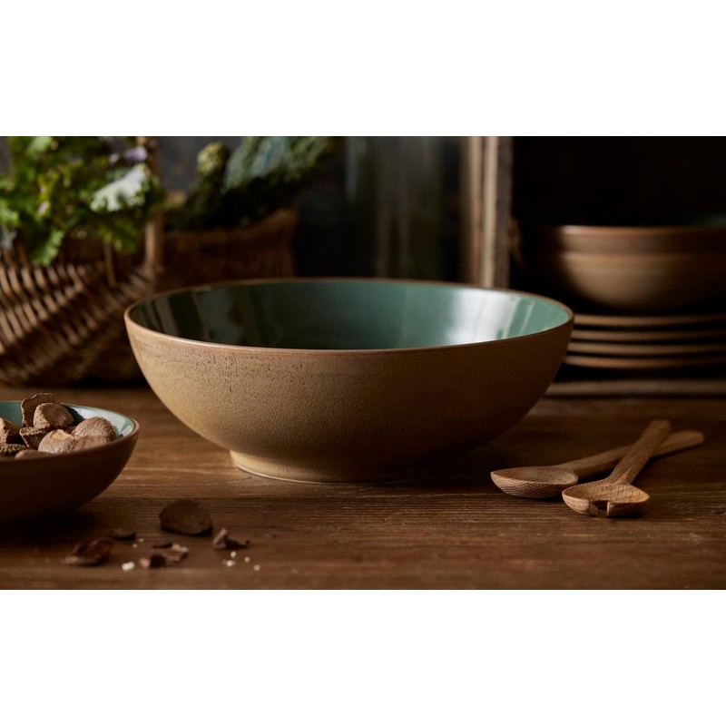 BITZ Salad Servers 32 cm Oak