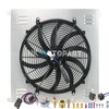 HKAUTOPART Performance Aluminium Radiator Shroud + 16 Inch Fan for