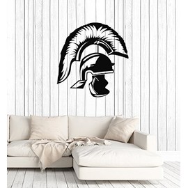 Vinyl Wall Decal Helmet Roman Warrior Ancient Rome Roman Empire Stickers Mural Large Decor (ig5346)