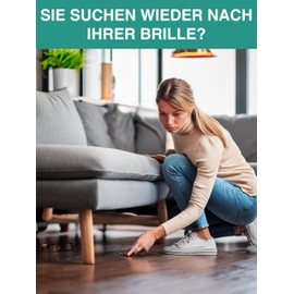 Hochwertiges Brillenband [DEUTSCHE Marke] | UV-beständige und zuverlässige Brillenkette aus hautverträglichem Nylon | Damen und Herren | Lesebrille und Sonnenbrillen Halter zum Umhängen