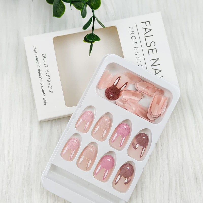 Easter Cute Press On Nail Fake Nails