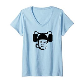 Womens Angry Justice Kavanaugh Wears Beer Hat Meme SCOTUS V-Neck T-Shirt