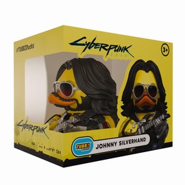 TUBBZ Edizione Scatola: Cyberpunk 2077 – Johnny Silverhand Anatra Cosplay da Collezione in Vinile – Prodotto Ufficiale per i Fan di Cyberpunk 2077