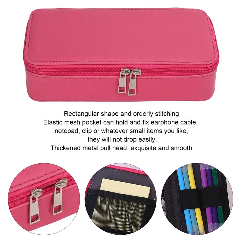 Pencil Bag Large Capacity Convenient Storage Portable Comfortable Hand Feel