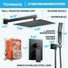 Full Body Shower System, 12inch High Pressure Shower Heads Rainfall