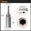 6-19mm Quick-Change 1/4 inch Hex Shank Metric Deep Socket Screwdriver