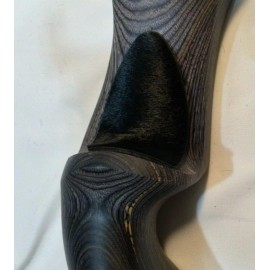 Trad Gear 1 PC BLACK ALL -IN-1 CALF HAIR ARROW REST REST - FITS Black Hunter Longbow Bow - LEFT HAND BOWS